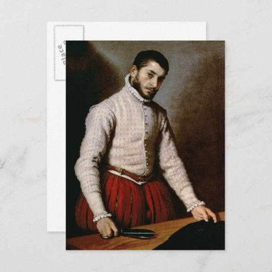 Portrait eines Mannes, c.1570 Postkarte (Vorne/Hinten)