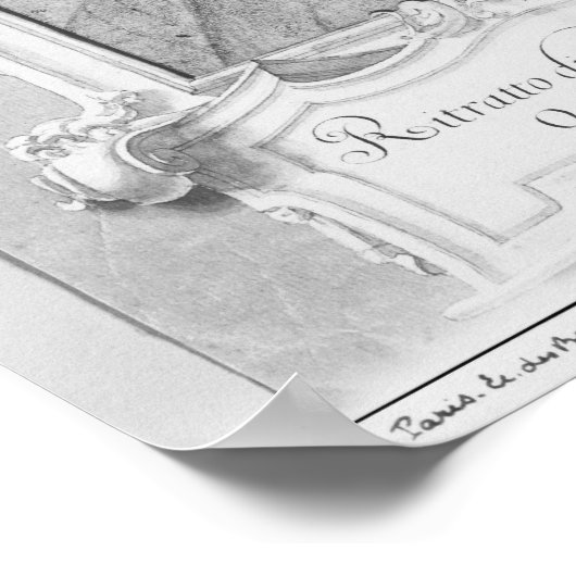 Portrait eines Mannes, der angeblich Veronese ist Poster (Ecke)