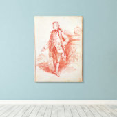 Portrait eines Mannes, Edward Gibbon genannt (1737 Leinwanddruck (Insitu (Holzboden))