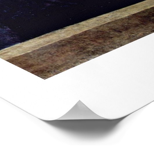 Portrait eines Mannes (L'Ariosto) von Tizian Poster (Ecke)