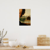 Portrait eines Mannes mit einer Münze Poster (Küche)