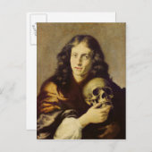 Portrait eines Mannes Postkarte (Vorne/Hinten)