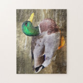 Portrait eines männlichen Stockwerks Puzzle (Vertikal)