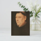 Portrait eines Monks Postkarte (Stehend Vorderseite)