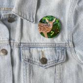 Portrait eines Neugeborenen (Weißschwanzhirsche) Button (Beispiel)