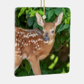 Portrait eines Neugeborenen (Weißschwanzhirsche) Keramikornament (Rechts)