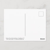 Portrait eines Neugeborenen (Weißschwanzhirsche) Postkarte (Rückseite)