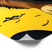 Portrait eines niedlichen deutschen Hirten | Art d Poster (Ecke)