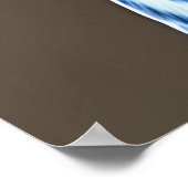 Portrait eines niedlichen Hundes | AI Art Poster (Ecke)