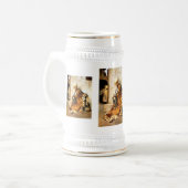 Portrait eines Ostmannes Bierglas (Vorderseite Links)