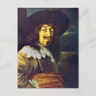 Portrait eines Referenten von Frans Hals Postkarte