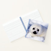 Portrait eines Siegels der Harfe Notizblock (Innenseite)