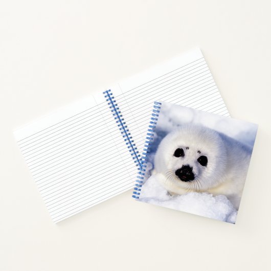 Portrait eines Siegels der Harfe Notizblock (Innenseite)