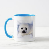 Portrait eines Siegels der Harfe Tasse (Links)