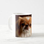 Portrait eines Spaniels Kaffeetasse (Vorderseite Links)