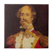 Portrait eines spanischen Generals Fliese (Vorderseite)