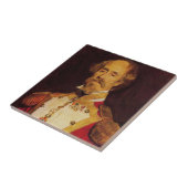 Portrait eines spanischen Generals Fliese (Seite)