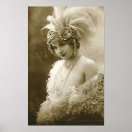 Portrait eines Tänzerposters Poster