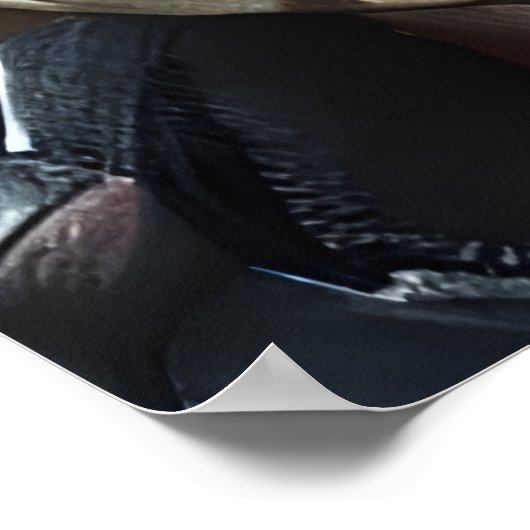 Portrait eines toten Schädels l | AI Art Poster (Ecke)