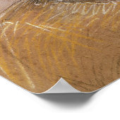 Portrait eines Turks in einem Turban, c.1826 Poster (Ecke)