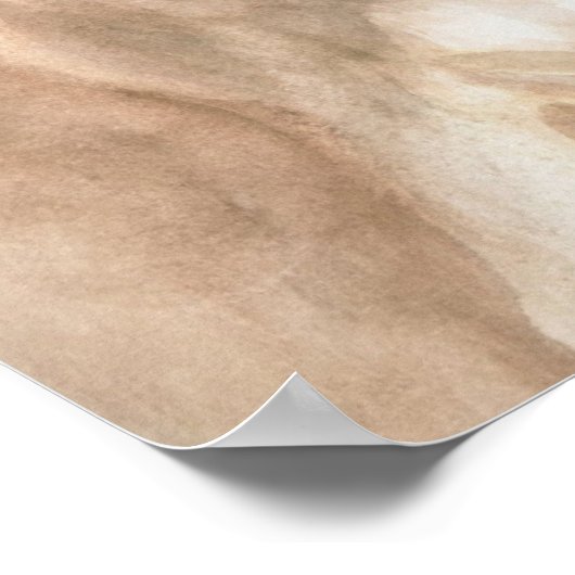 Portrait eines Westie Poster (Ecke)