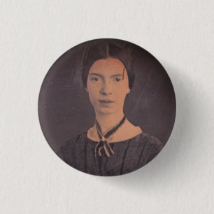 Portrait Emily Dickinson Button