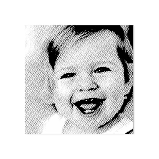 Portrait Face Foto Craft Gummistempel (Prägung)