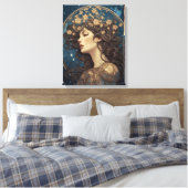 Portrait Fantasy-Tarot Leinwanddruck (Insitu (Schlafzimmer))