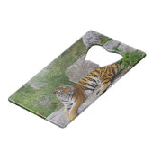 Portrait-Foto eines sibirischen Tigers Geldbeutel Flaschenöffner (Vorderseite Schrägansicht)