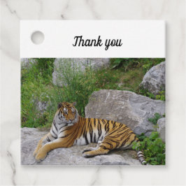 Portrait-Foto eines sibirischen Tigers Geschenkanhänger