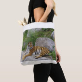 Portrait-Foto eines sibirischen Tigers Tasche (Von Nahem)