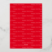 Portrait Foto Feiertage Rose Gold (Rückseite)