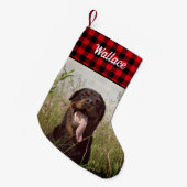 Portrait-Foto für benutzerdefinierte Druckvorlagen Kleiner Weihnachtsstrumpf (Vorderansicht (hängend))