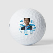 Portrait Foto Selfie Image Fab Geschenkvorlage Golfball (Vorderseite)