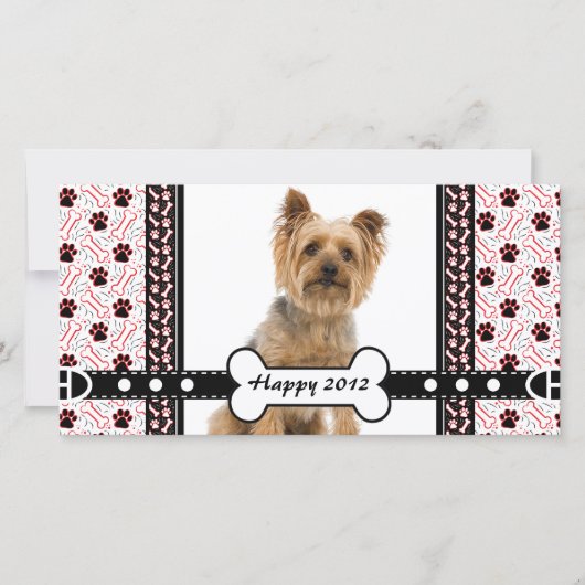 Portrait-Fotokartentafel Feiertagskarte (Vorderseite)