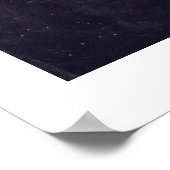 Portrait Frederic Chopin von Eugene Delacroix Poster (Ecke)