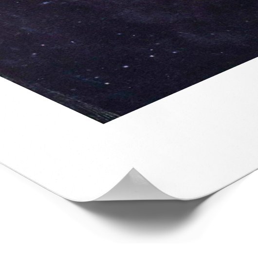 Portrait Frederic Chopin von Eugene Delacroix Poster (Ecke)