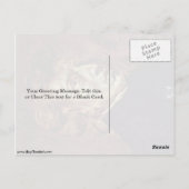 Portrait Frederic Chopin von Eugene Delacroix Postkarte (Rückseite)