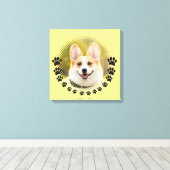 Portrait für benutzerdefinierte Rahmen Leinwanddruck (Insitu (Holzboden))