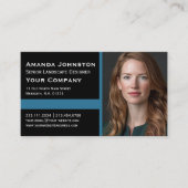 Portrait für Fotos in Unternehmen Visitenkarte (Vorderseite)