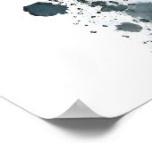 Portrait für Haustiere, Personalisierte Hunde Kuns Poster (Ecke)