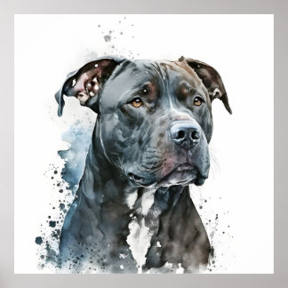 Portrait für Haustiere, Personalisierte Hunde Kuns Poster
