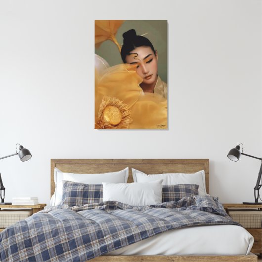 Portrait Geji GaiGai Chinese Dance Leinwanddruck (Insitu (Schlafzimmer))