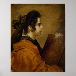 Portrait gilt als Juana Pacheco als Sibyl Poster