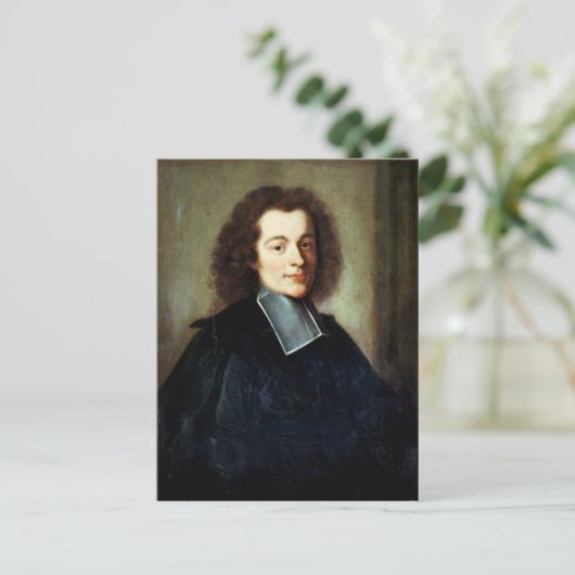 Portrait gilt als junger Mann Voltaire Postkarte (Stehend Vorderseite)