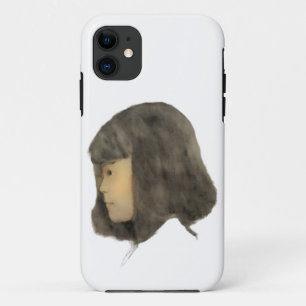 Portrait Girl Mobile Case mit weichem Pastell