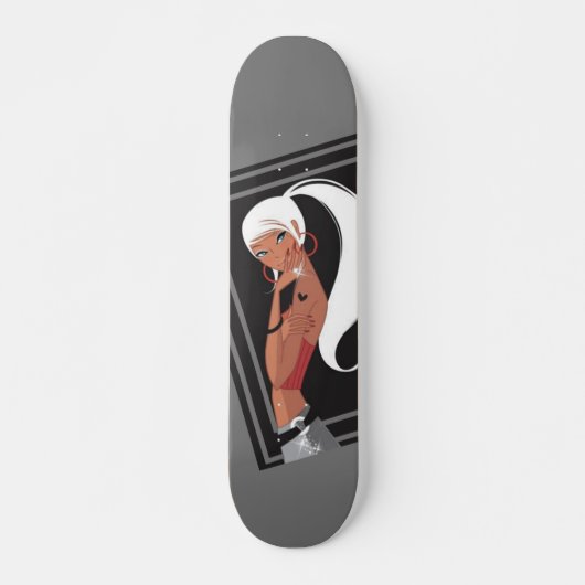 Portrait Girl Skateboard (Vorne)