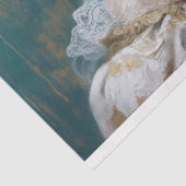 Portrait Gothic Viktorianisch Beauty Femme Decoupa Seidenpapier (Ausschnitt)