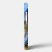 Portrait "Great Gray Owl & Fence Wildlife Foto" Case-Mate iPhone Hülle (Rückseite / Links)