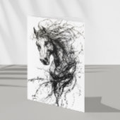 Portrait Handgezeichnete Skizze Karte